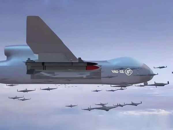 空中航母「九天」無人機首飛，「蜂群」打擊令對手防不勝防| 超越新聞網